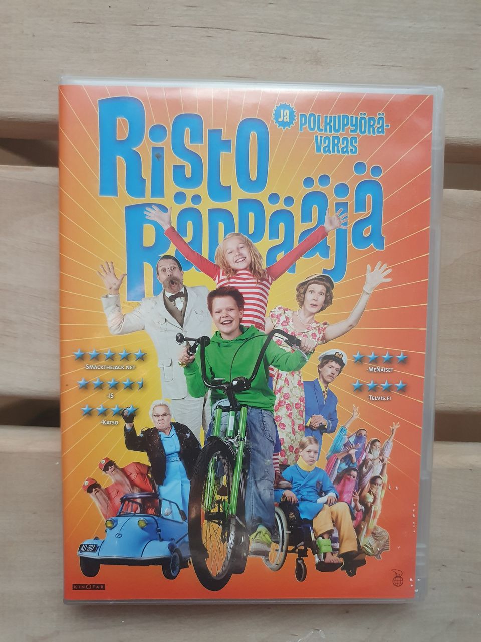 DVD Risto Räppääjä ja polkupyörävaras