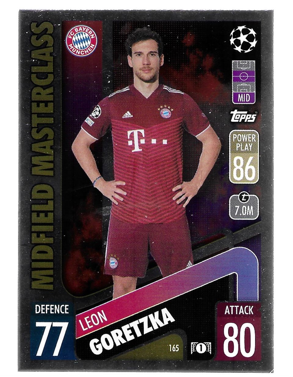 Jalkapallo Leon Goretzka Topps Match Attax. Holo.