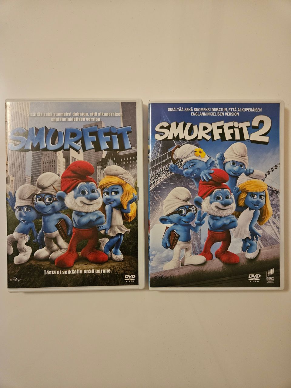 Smurffit & Smurffit 2 DVD:t