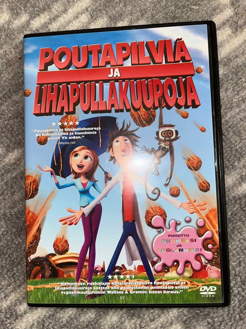 Poutapilviä ja lihapullakuuroja dvd