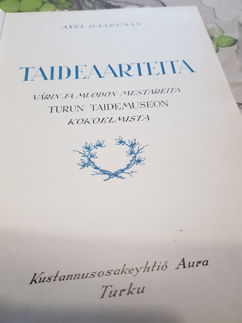 Taideaarteita. Haartman