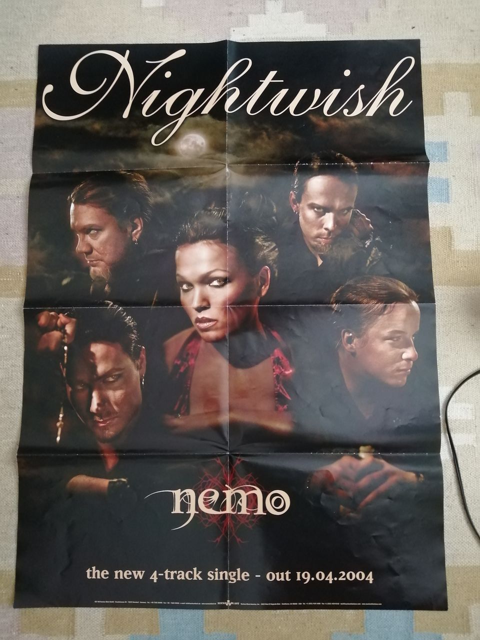 Nightwish kirja & juliste