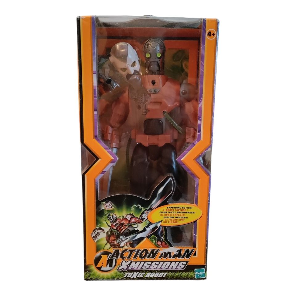 Action Man X Missions Toxic Robot figuuri (Hasbro 2004)