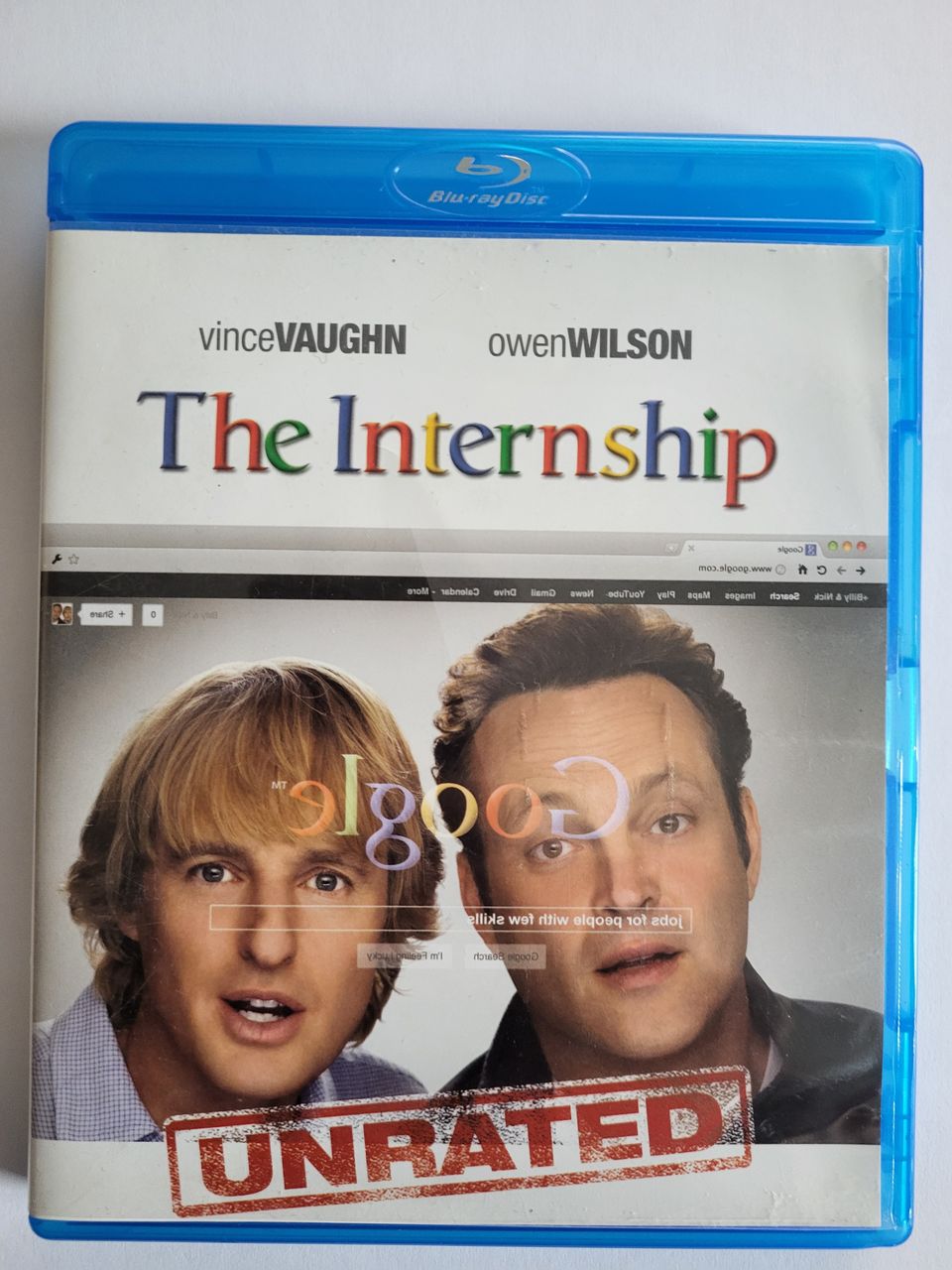 The Internship blu-ray