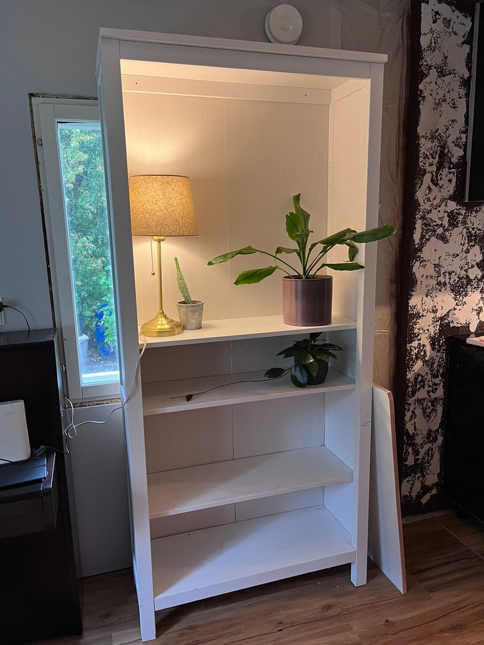 Kirjahylly 90x198x37 Ikea HEMNES valkoinen