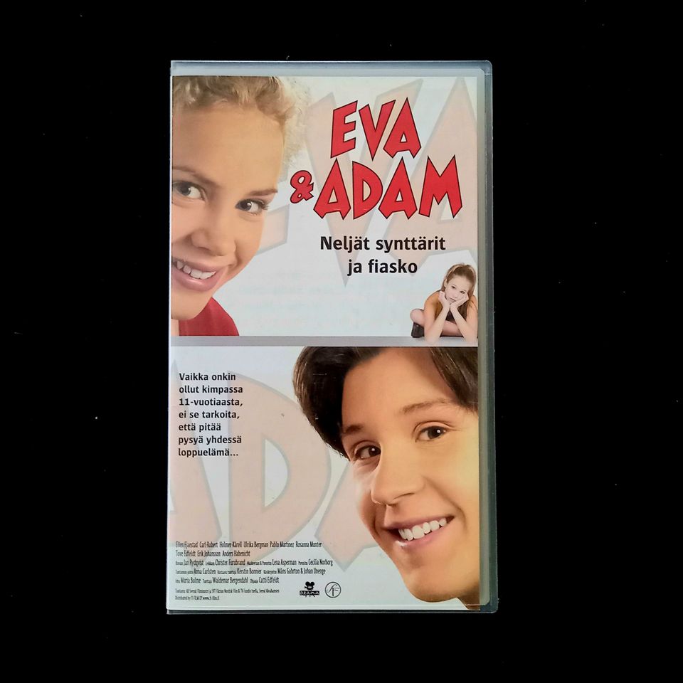 Eva ja Adam Neljät synttärit ja fiasko VHS