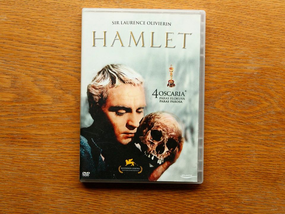 Sir Laurence Olivierin Hamlet DVD (1948)