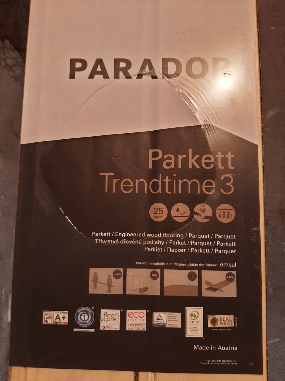 Tammiparketti Parador Trendtime 3 kalanruoto 7 m2