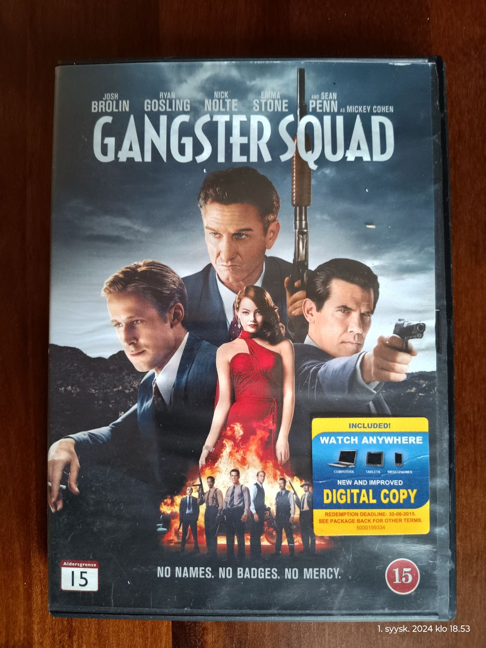 Gangster Squad DVD