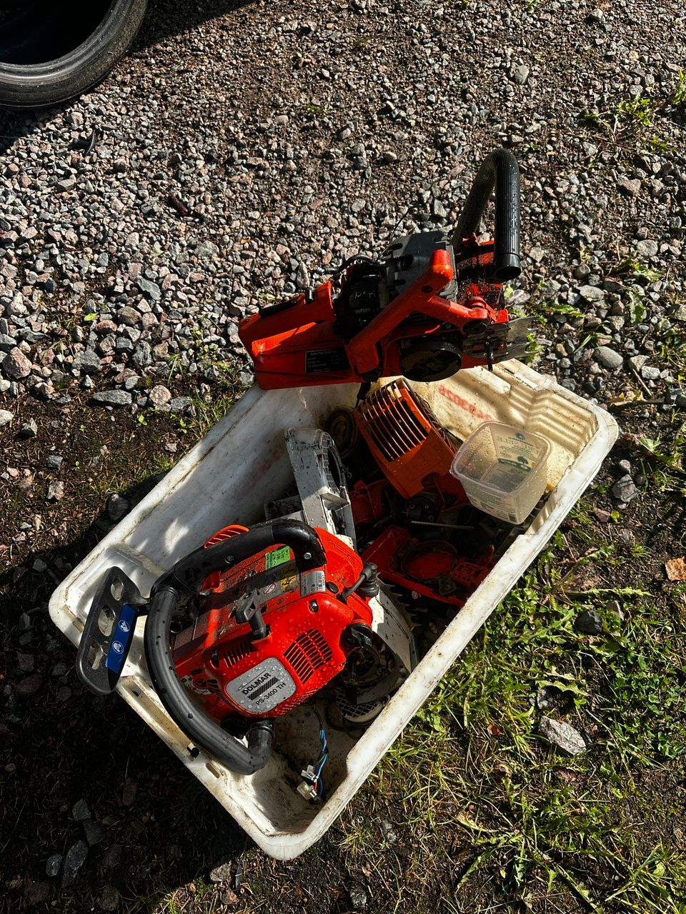 Sachs,stihl moottorisahat 3 kpl