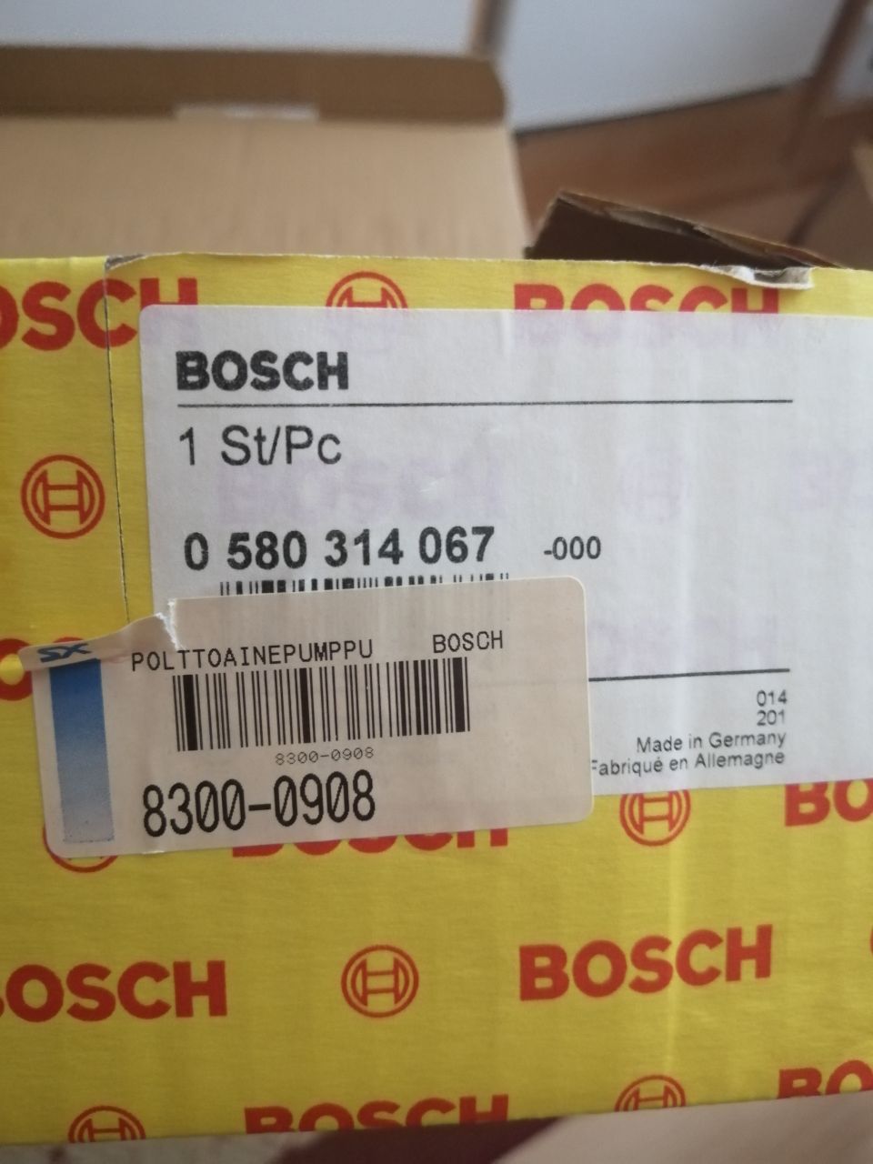 Bosch polttoainepumppu