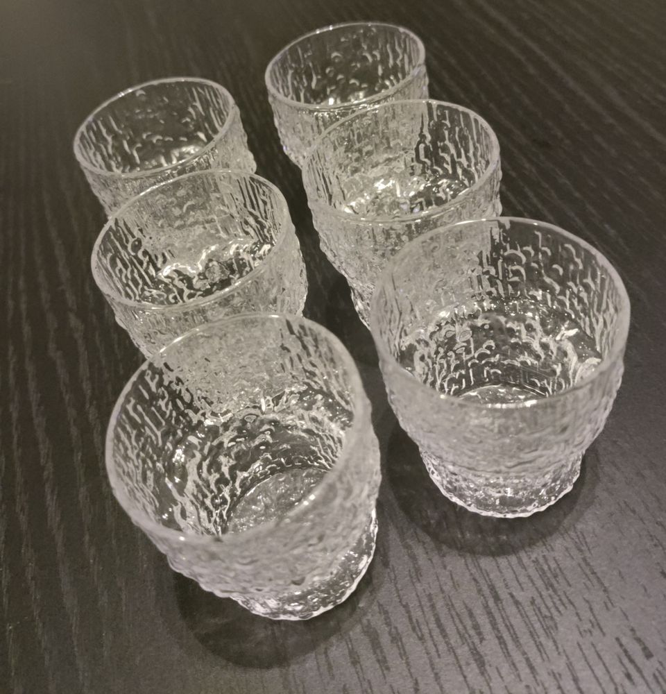 6kpl Iittala Paadar -snapsilasit