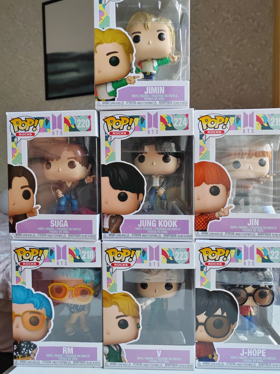 BTS- hahmot.  Funko Pop!