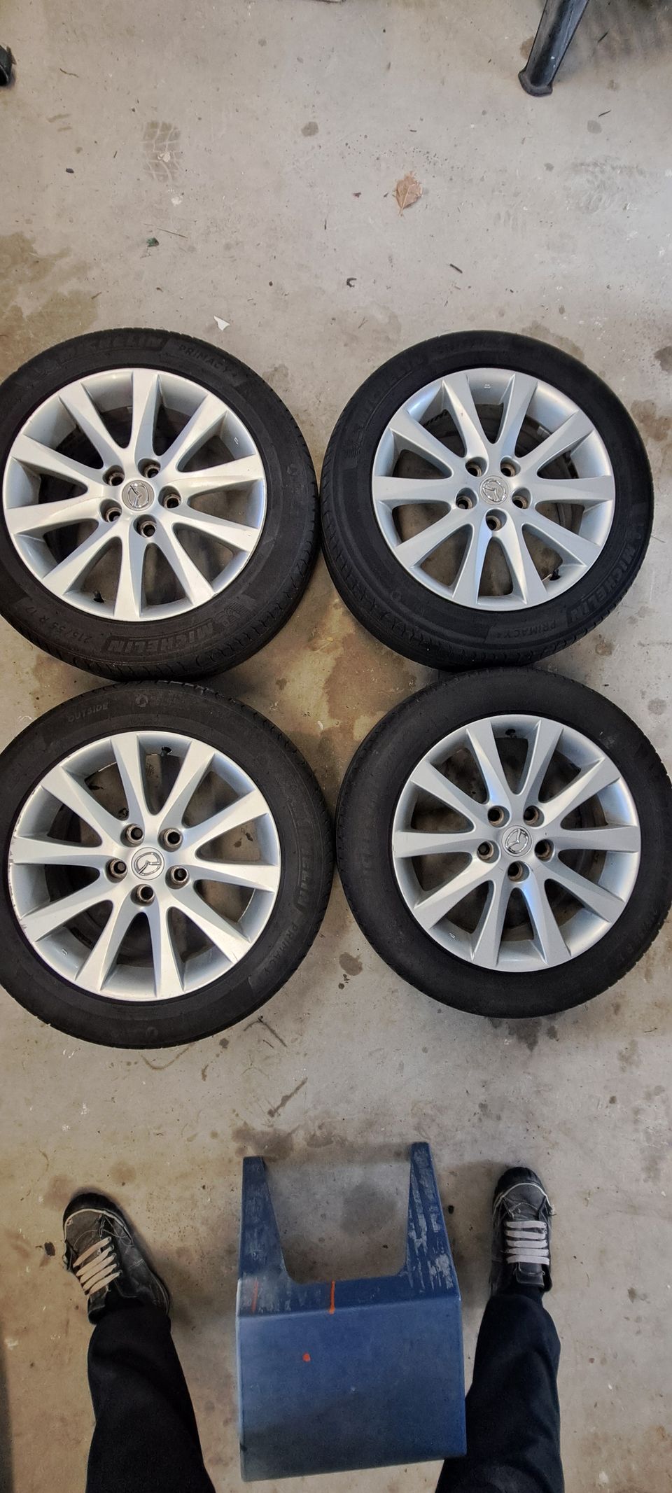 Vanteet 5x114,3 17", 215/55R17 kesärenkaat