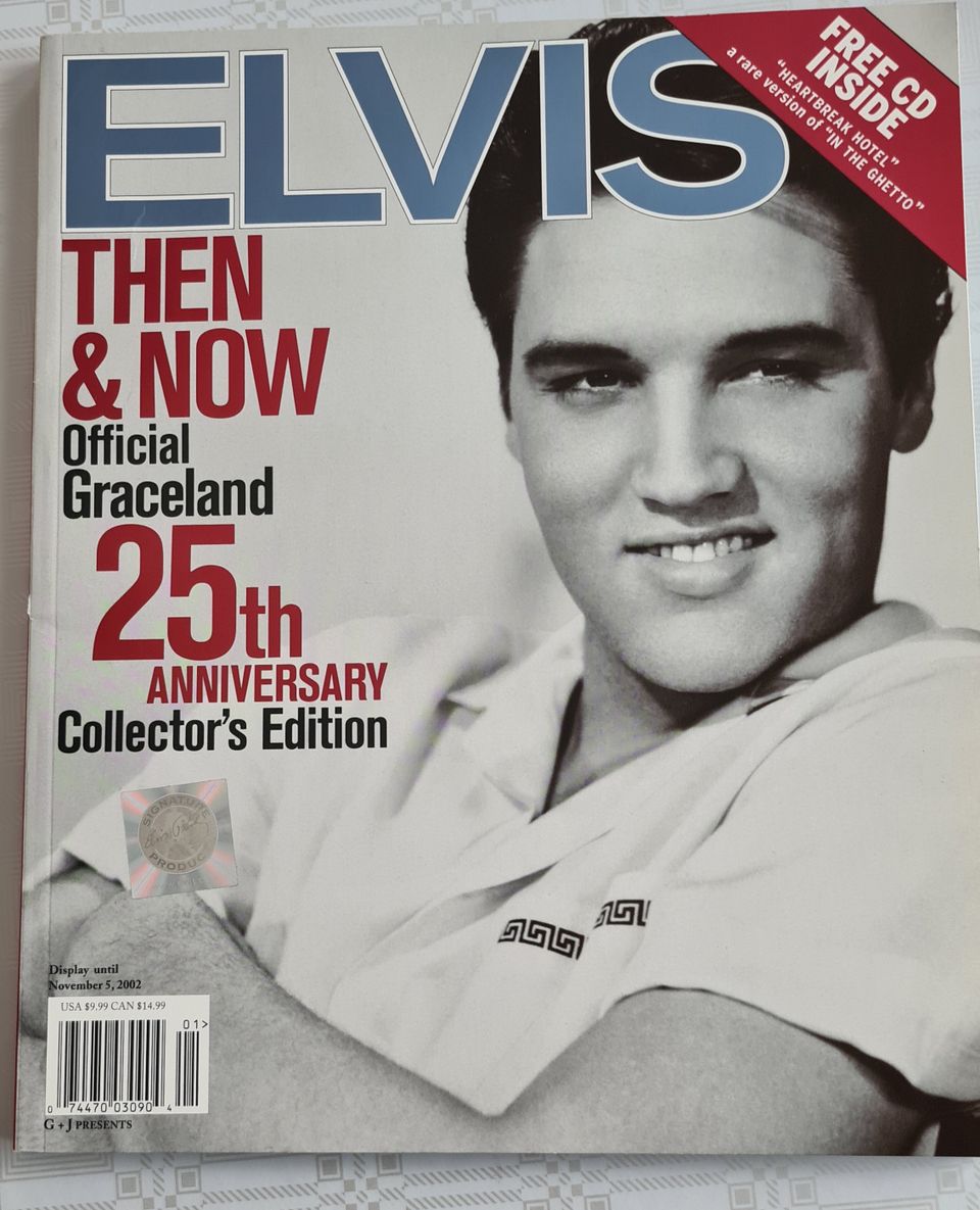 Elvis now & then. Official Graceland 25th Anniversary Collector's Edition