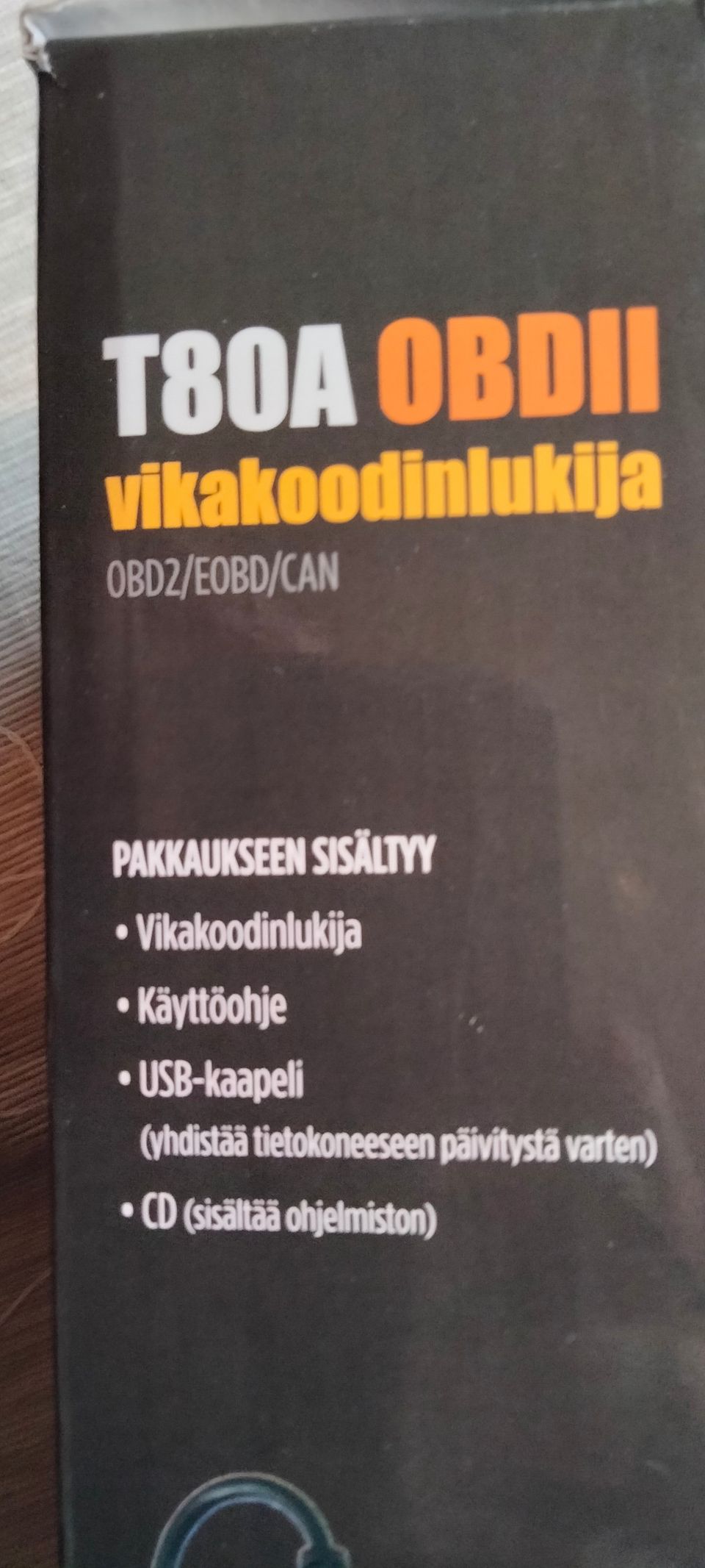 Obd II viivakoodinlukija