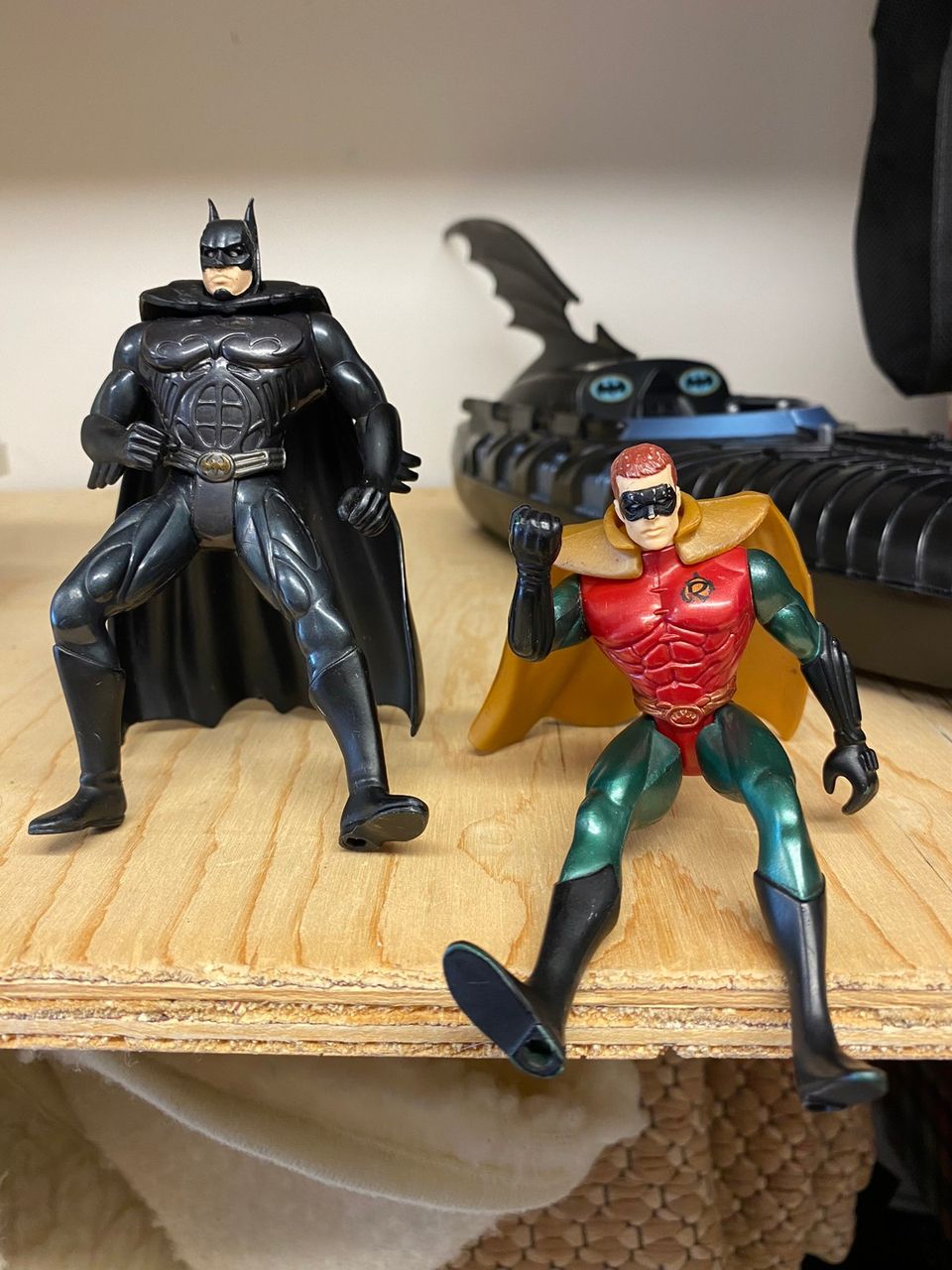 Batman ja Robin figurit