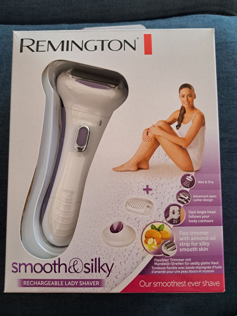 Remington Smooth and Silky lady shaver UUSI