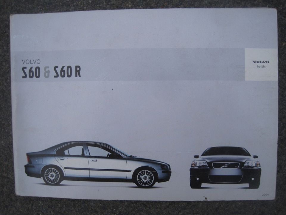 Volvo S60 S60R vm.2004 käyttö-ohjekirja Suomen-kielinen