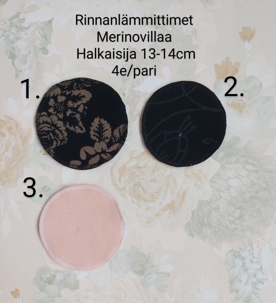 Merinovillaisia rinnanlämmittimiä