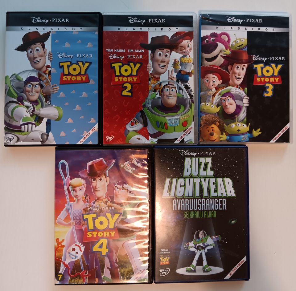 Toy Story dvd 5kpl