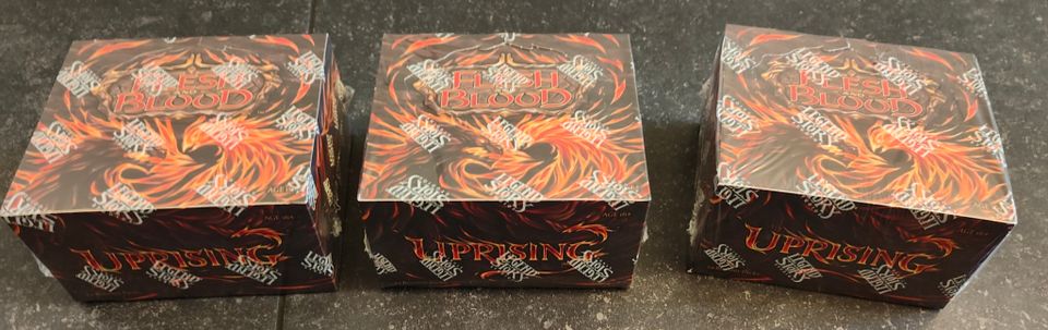 3x Flesh and Blood Uprising booster box