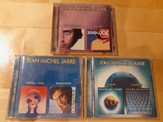 Jean-Michel Jarre CD 2on1 . Yksi levy ( 2 albumia ) maksa 12€. Takuu.