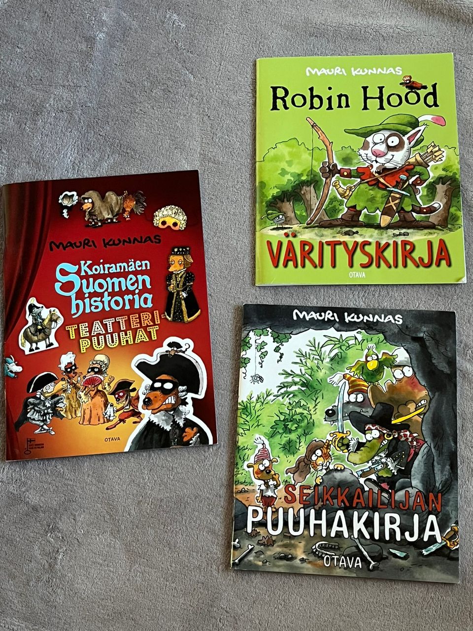 Mauri Kunnas puuhakirjat