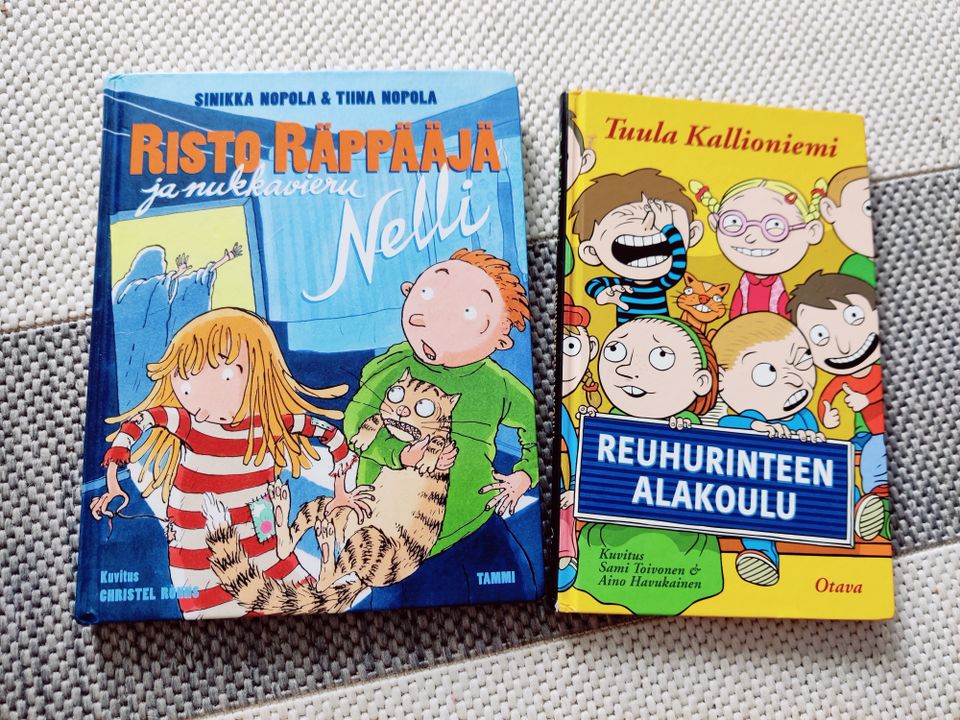 Risto Räppääjä ja Reuhurinteen alakoulu -kirjat