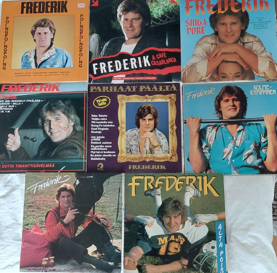 Frederik, vanhat vinyyli-LPt 1978-1988