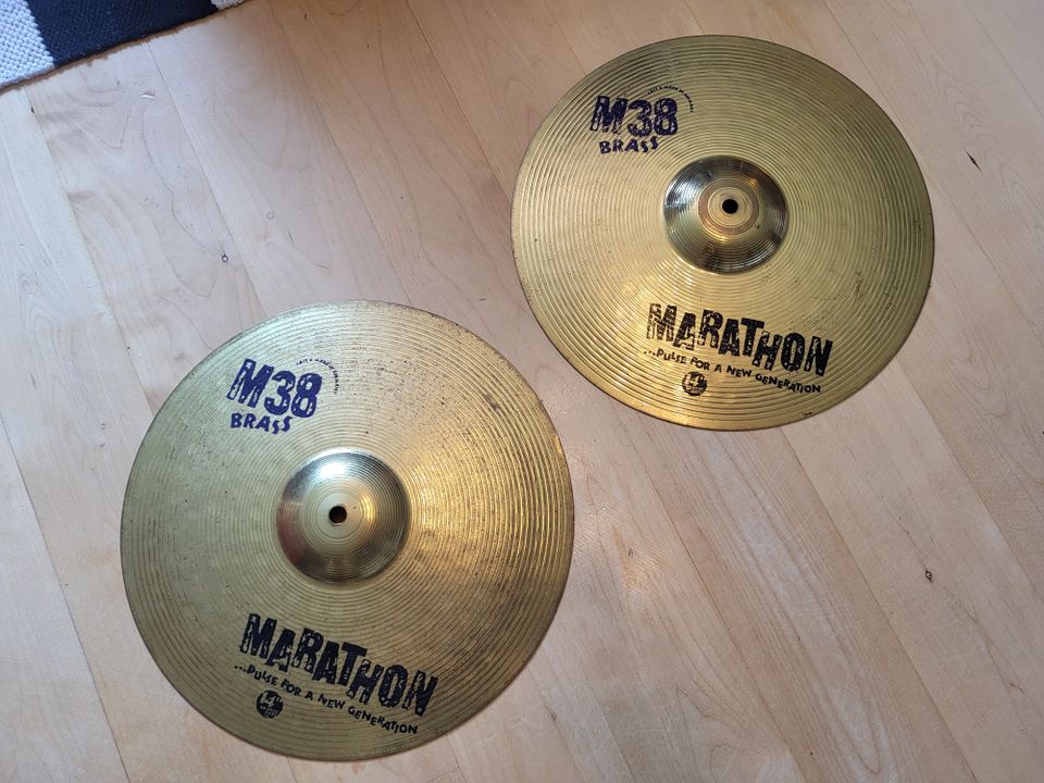 Marathon 14" groove HI hat m38 brass setti