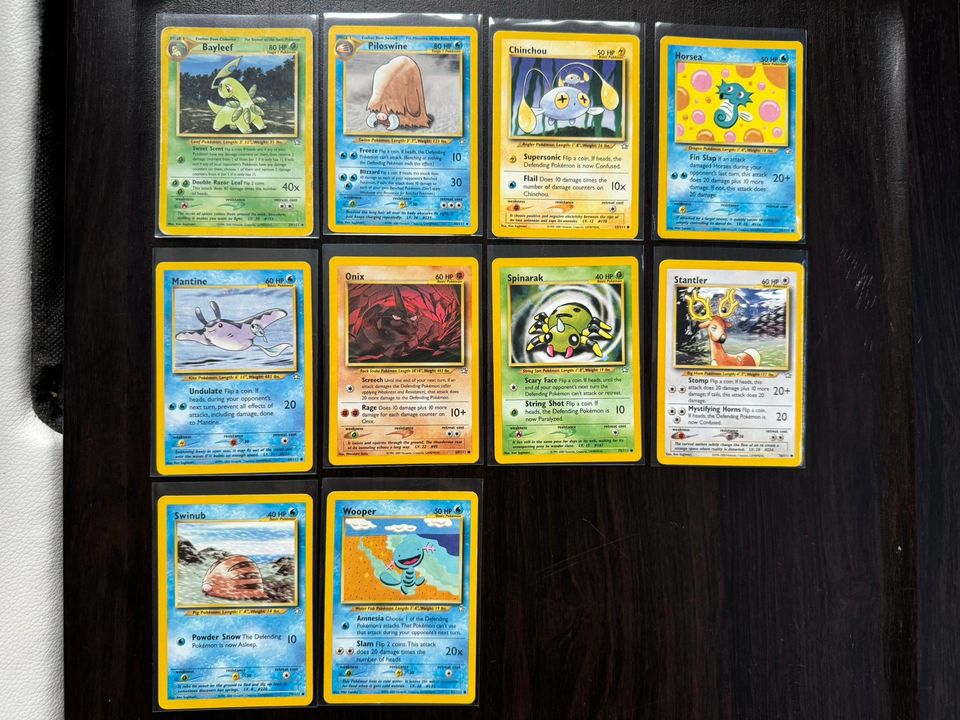 Neo Genesis Pokemon kortit 10kpl - WOTC