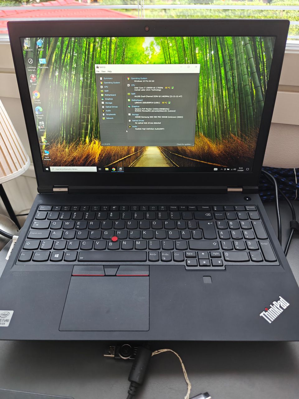 Lenovo ThinkPad P15 Gen 1 15.6” FHD