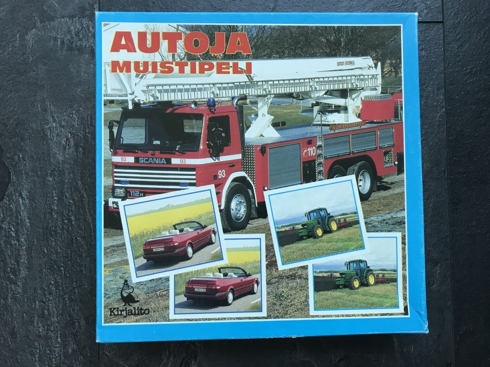 Autoja muistipeli, Kirjalito