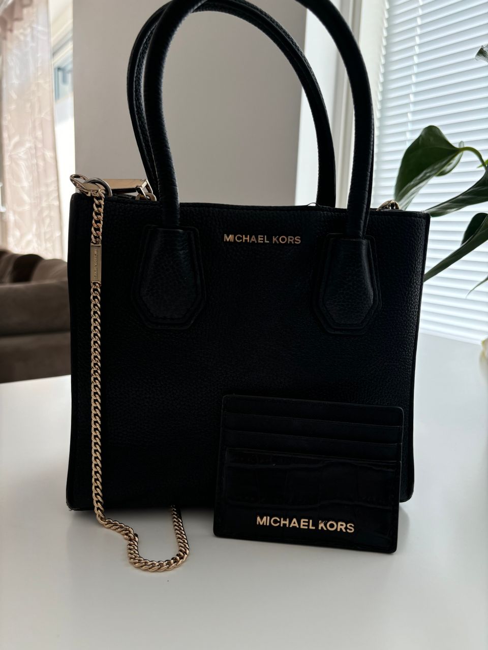 Michael Kors Mercer käsilaukku - Pebbled leather