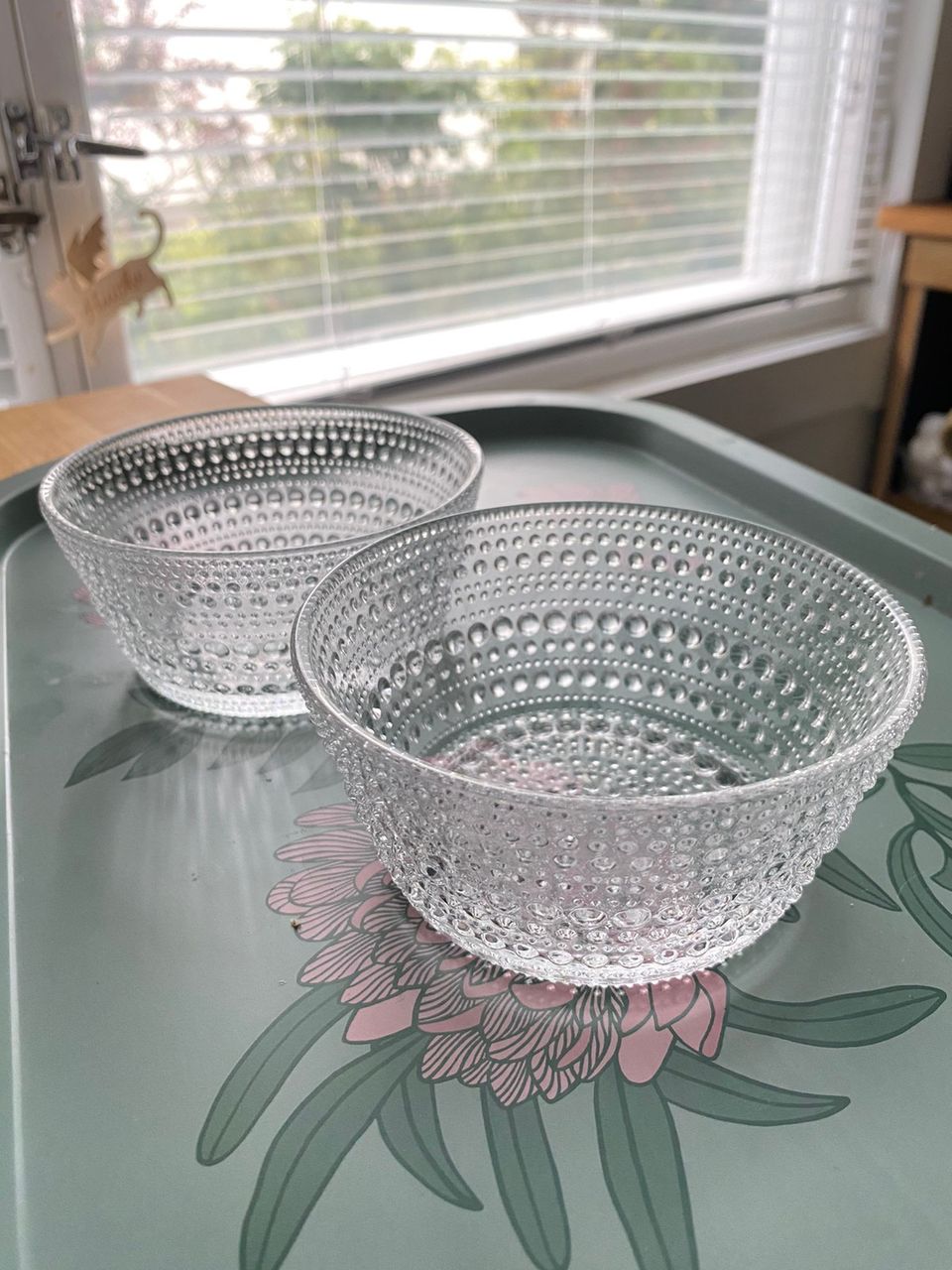 2kpl Iittala kastehelmi kulhoja