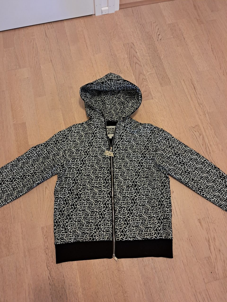 Vitunleija full zip huppari