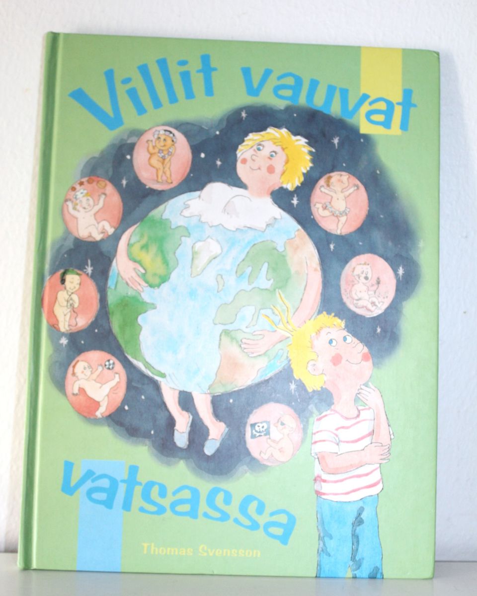 Villit vauvat vatsassa lasten kirja