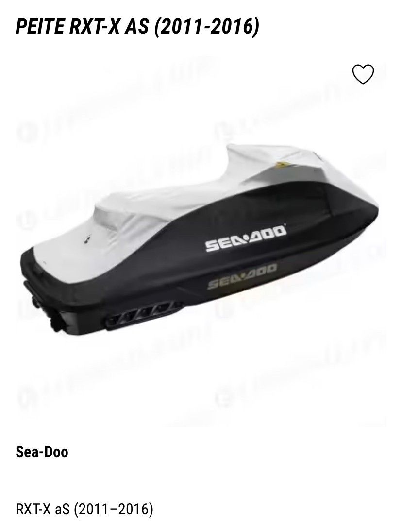 Seadoo rxt suojapeite