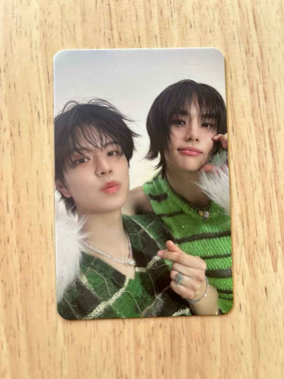 Stray Kids Hyunjin ja Seungmin photocard