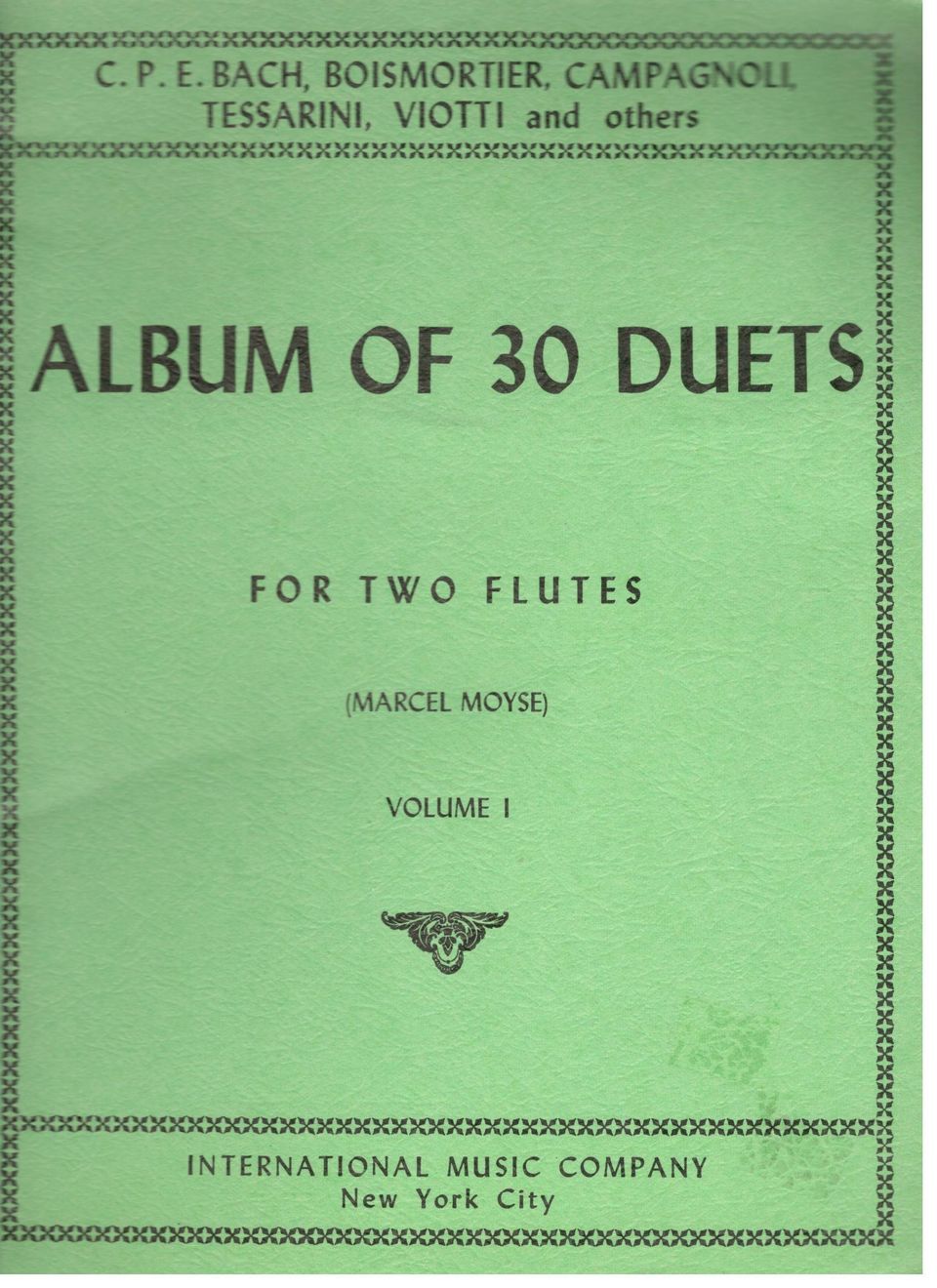 Moyse: Album of 30 Duets for Two Flutes 1