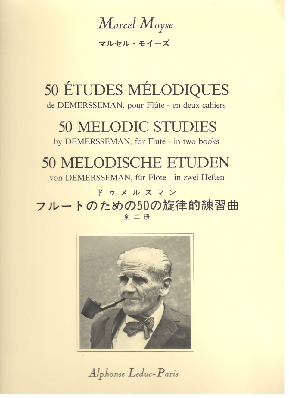 Moyse: 50 melodic studies 1 osa