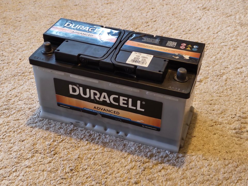 Duracell Advanced 12V 100Ah akku