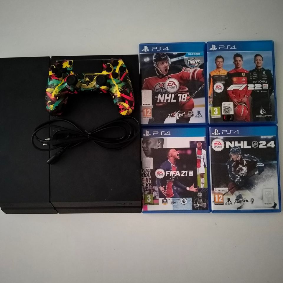 PS4 + pelit