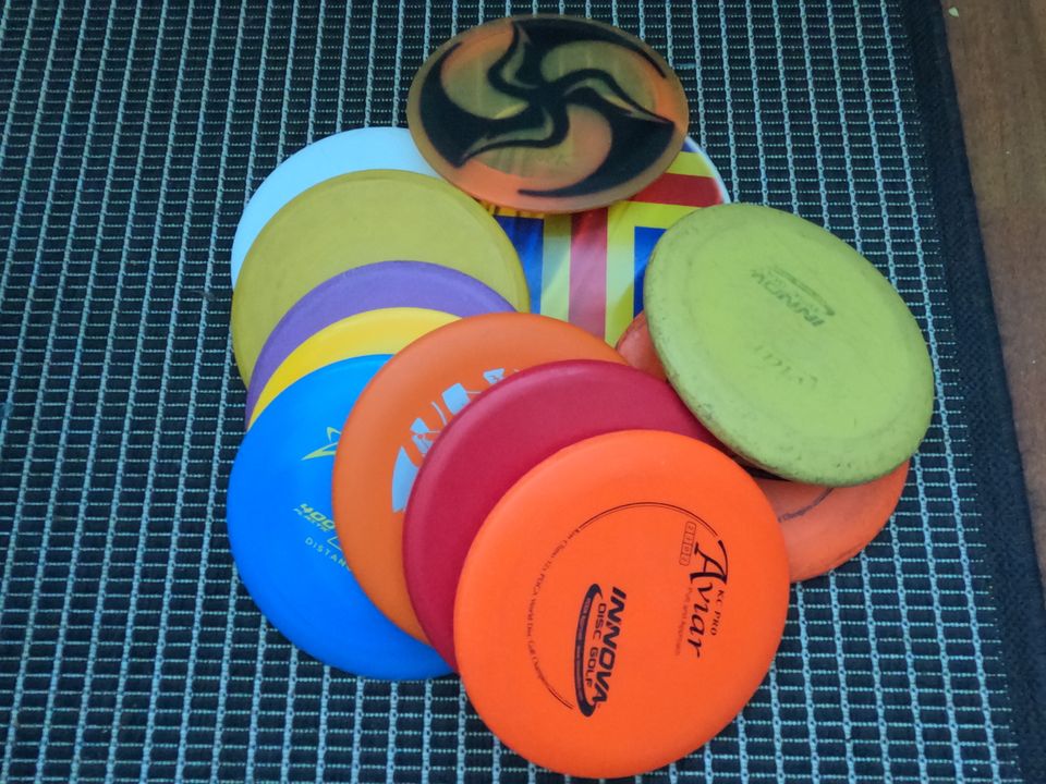 Frisbeegolf setti