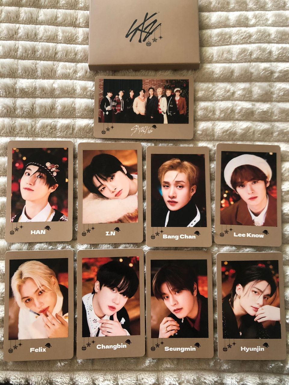 Stray kids Xmas Photocards