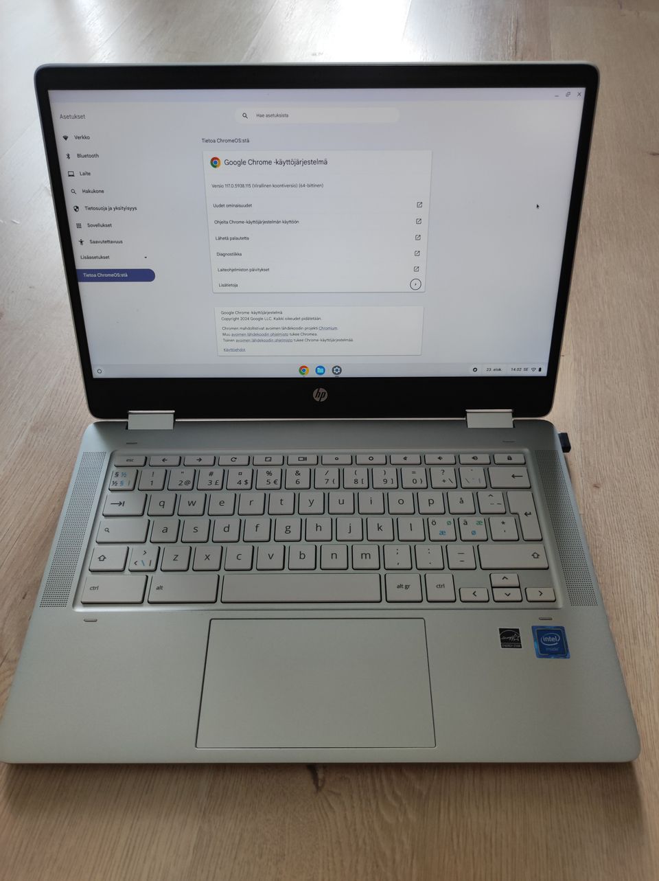 HP Chromebook x360 kannettava / läppäri