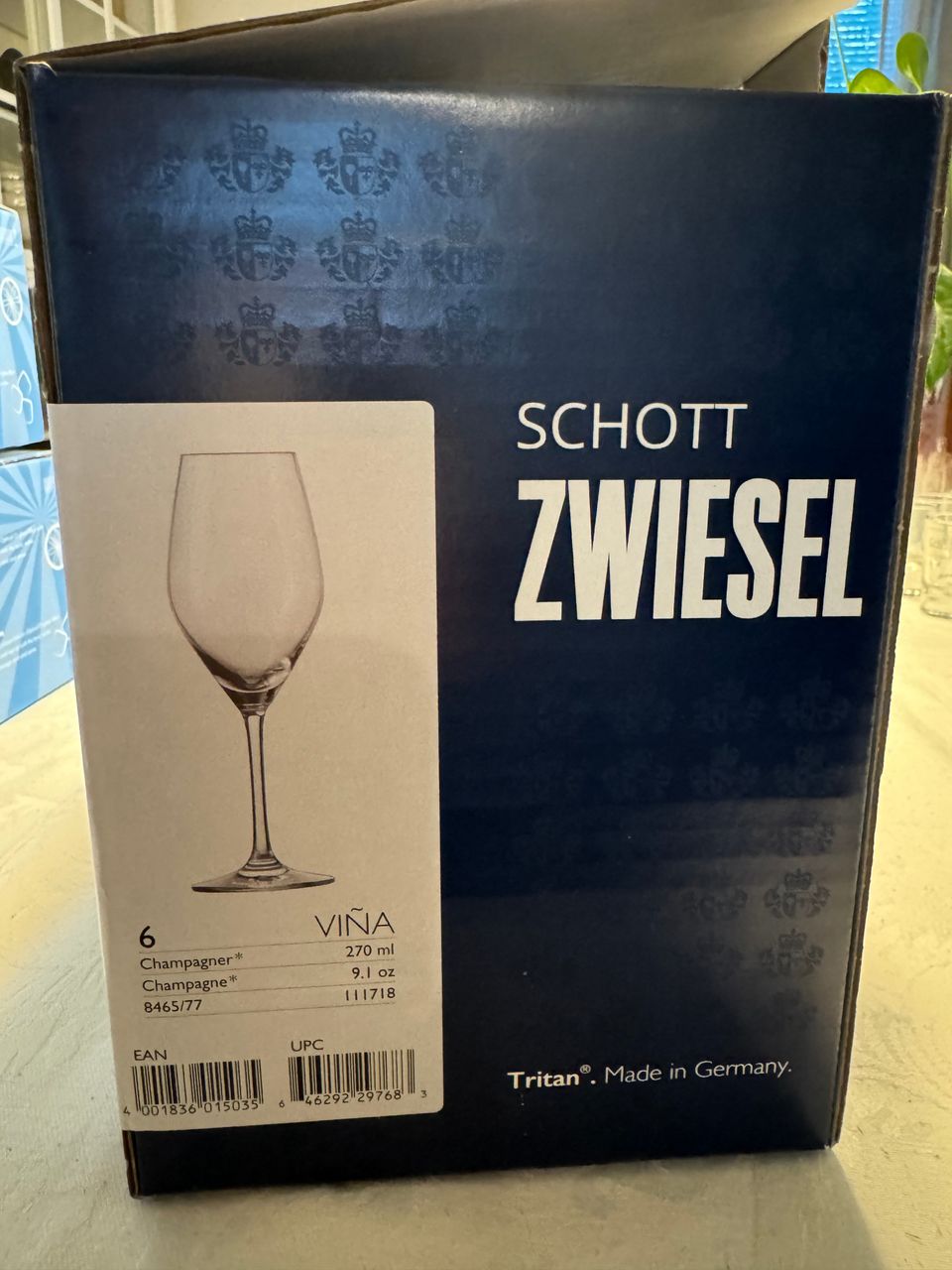 6 kpl Schott Zwiesel samppanjalasit