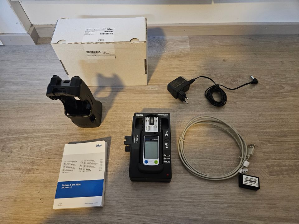 Dräger X-am 2500 CO, O2, H2S & CH4 -mittari (uutena n. 1000€)