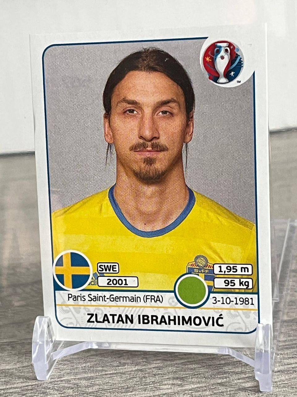 2016 Panini Euro 2016 Album Stickers #567 Zlatan Ibrahimovic